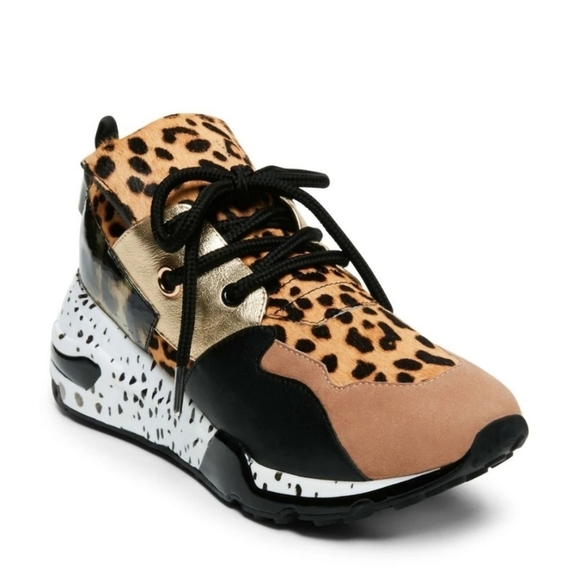Steve Madden Shoes - Steve Madden Cliff Animal Print Sneaker